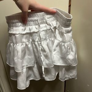 ruffle tiered mini skirt like Koch skort